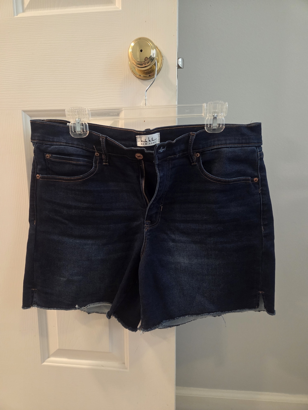 Nicole Miller Dark Denim Shorts
